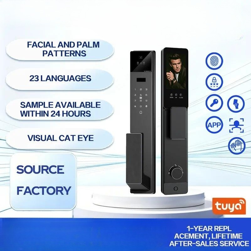 Tuya Smart Door Lock 3D Video  - Video Door Lock With Camera Peephole review and price