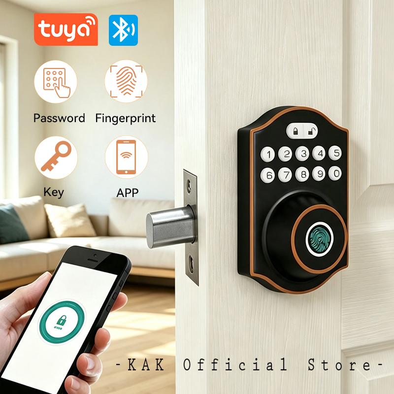 KAK American Style Smart Deadb - Smart Lock Deadbolt Keypad Bluetooth review and price